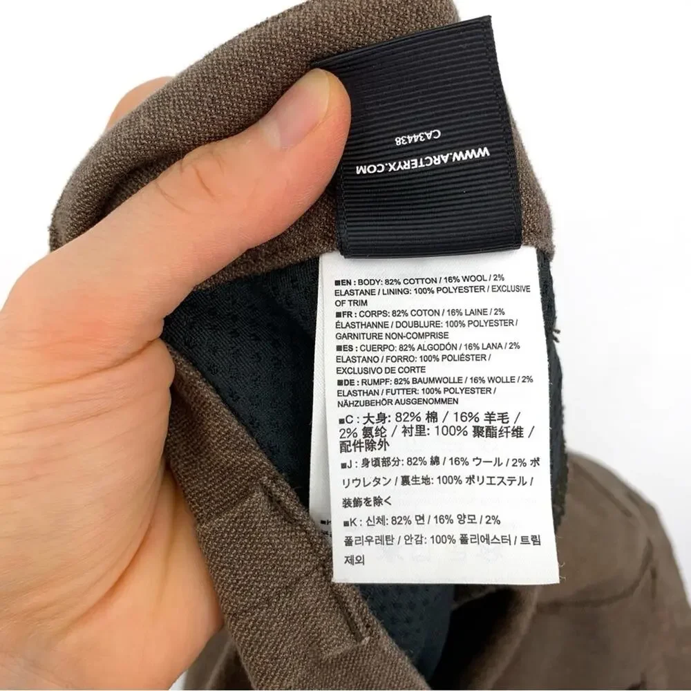 ARC'TERYX Reia Trim Fit Pant Brown 12